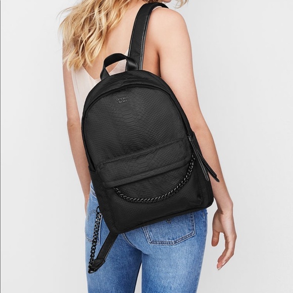 nylon python city backpack
